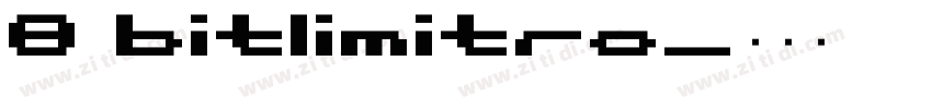 8 bitlimitro字体转换